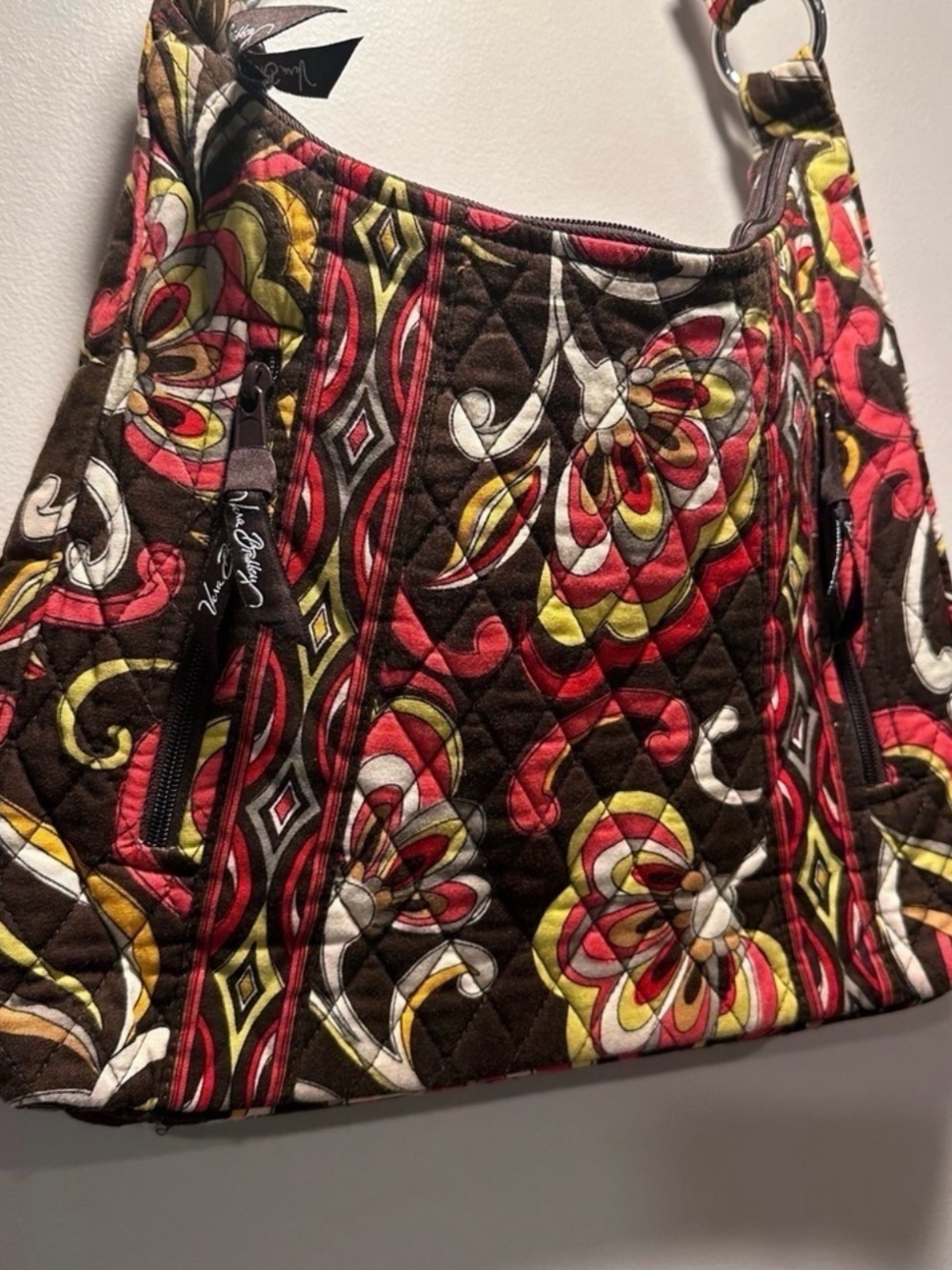 Vera Bradley Set of 2 in Puccini, Lisa B Shoulder Bag & All in 1 Wallet/Wristlet - Picture 4 of 9